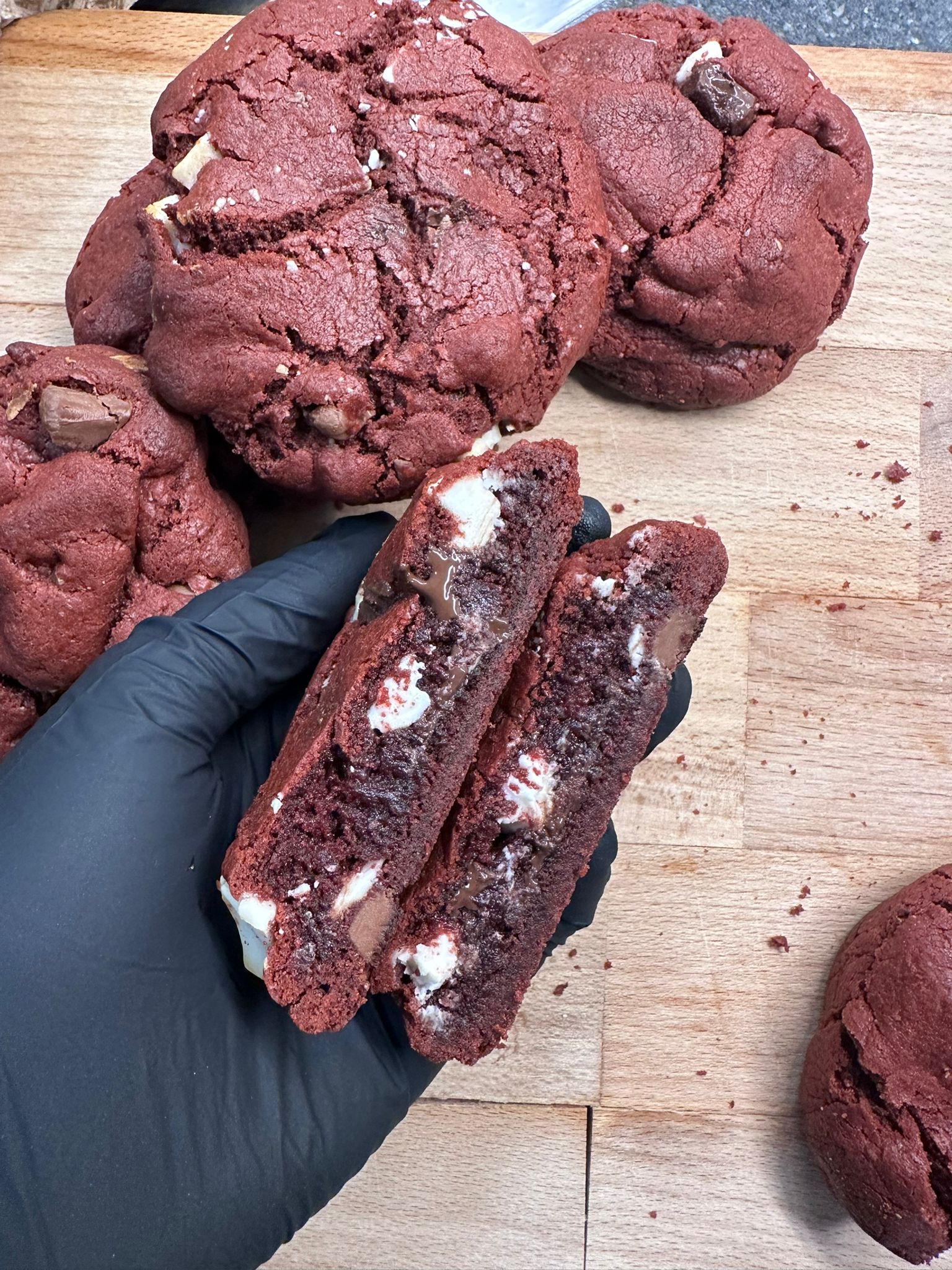 New York City Red Velvet Cookie